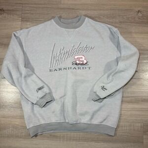 Chase Authentics Gray Crewneck Sweater with Red Accent